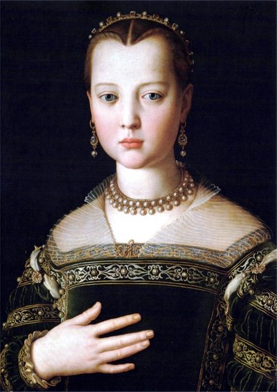 Maria de Medici von Agnolo Bronzino